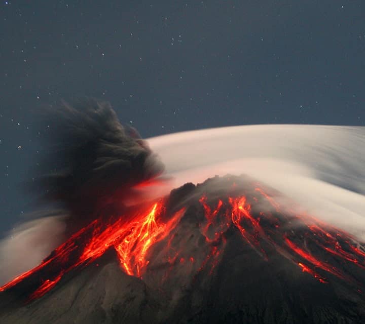 Ecuador's Tungurahua volcano