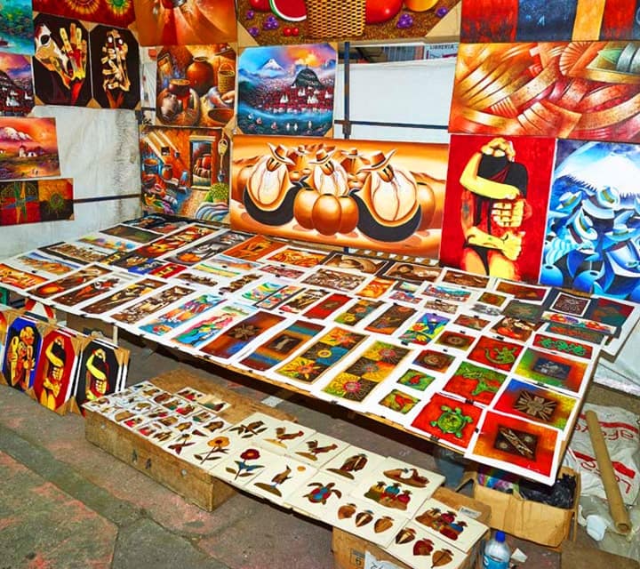 Otalvalo Market in Ecuador