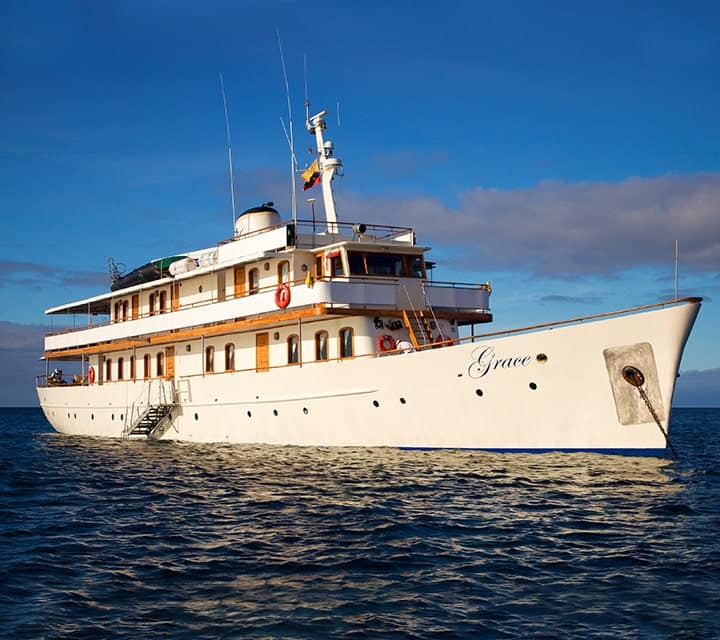 Grace Yacht in the Galapagos Islands