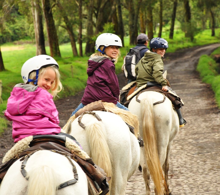 Family Horseback Riding at Laguna Sofia in Torres del Paine