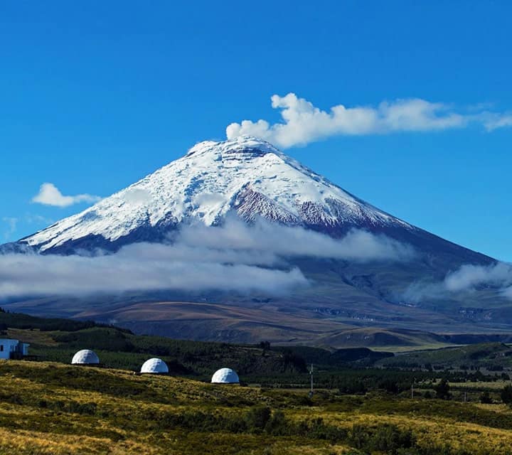 Cotopaxi Volcano Quiet & Beautiful in Ecuador