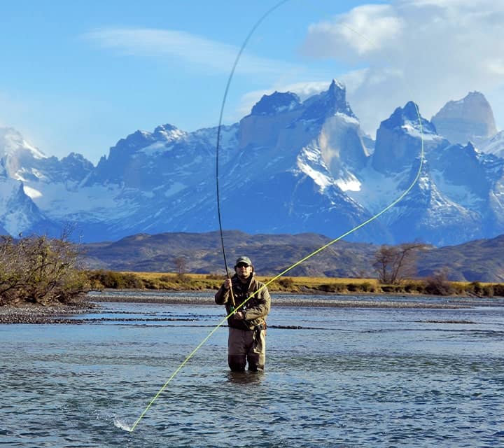 Fly fishing solo in Patagonia