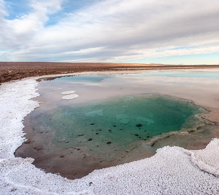 Largest supply sodium nitrate, also known as white gold, in Atacama Desert