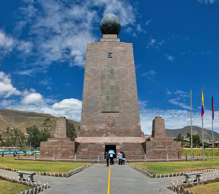 Ecuador Mitad del Mundo landmark