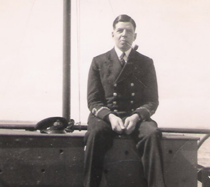 William John Raven: Lieutenant aboard Rion Yacht (image provided by: Rosemary Pearson)