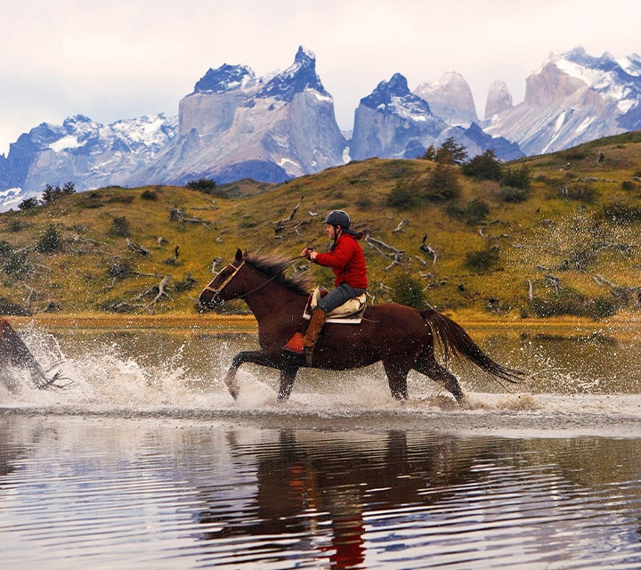 Horseback riding adventure in Patagonia