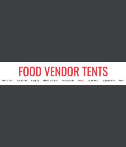 Food Vendor Tents