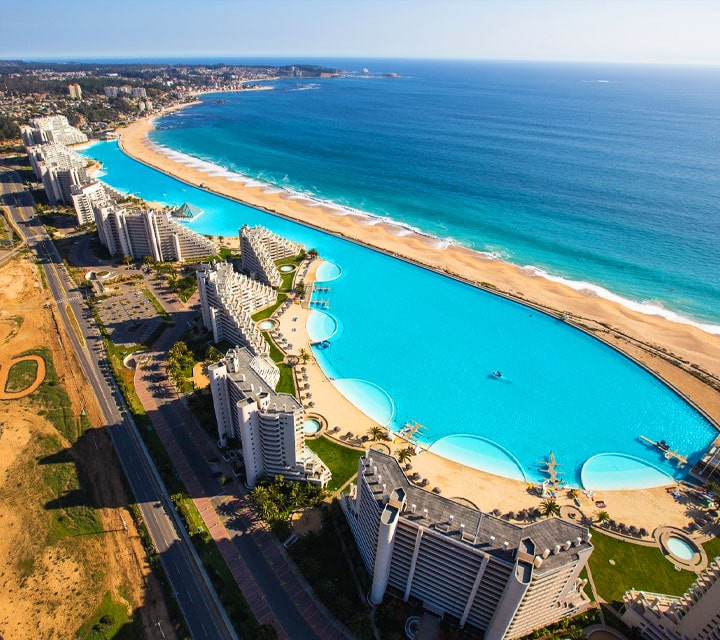 lgarrobo pool in Chile, world’s largest swimming pool