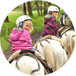 Horseback riding for families in Patagonia