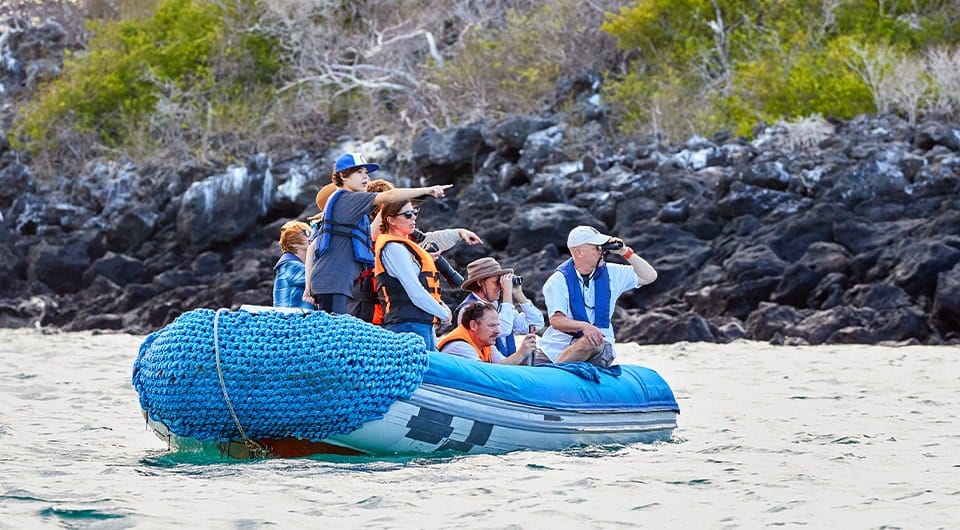 Zodiac Dinghy/Panga Rides in the Galapagos Islands