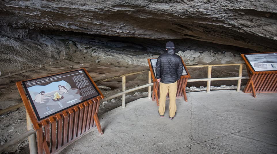 Traveler in Mylodon Cave Traveler in Mylodon Cave