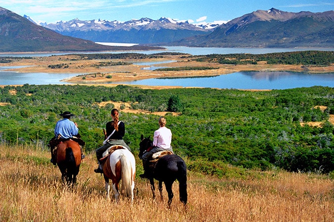 Horseback riding in Patagonia with Gaucho