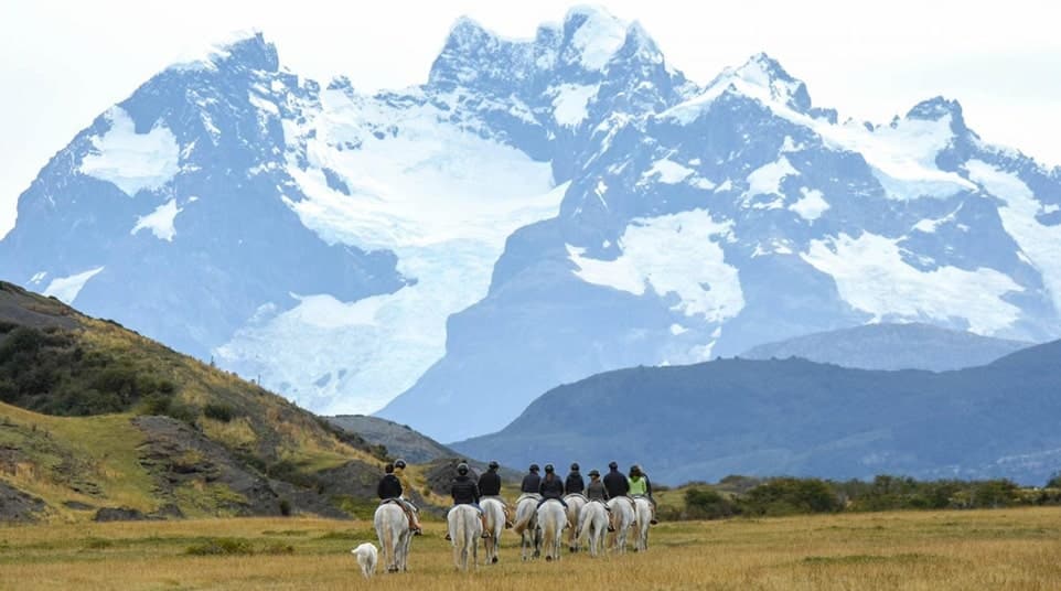 Small group horseback riding at Estancia La Peninsula Authentic experience horseback riding in Patagonia