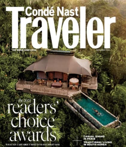 Conde Nast Traveler Readers' Choice Awards Magazine 2021