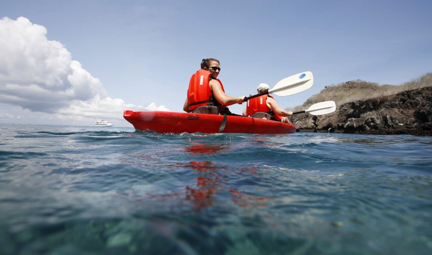 Kayaking on a Galapagos Cruise