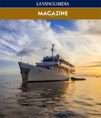 La Vanguardia Magazine - Grace Kelly Yacht in Galapagos
