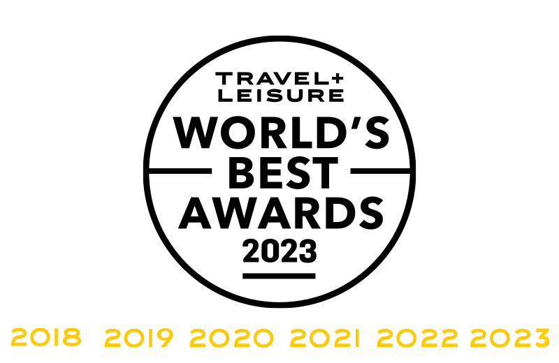 Travel+Leisure World's Best Awards 6 Years in a Row