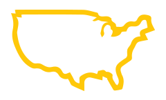 United States map outline