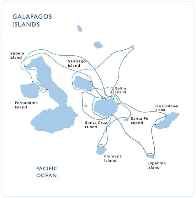 Evolution 15 Day Cruise itinerary