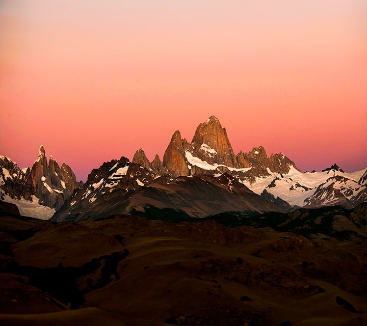 Patagonia sunsets in March