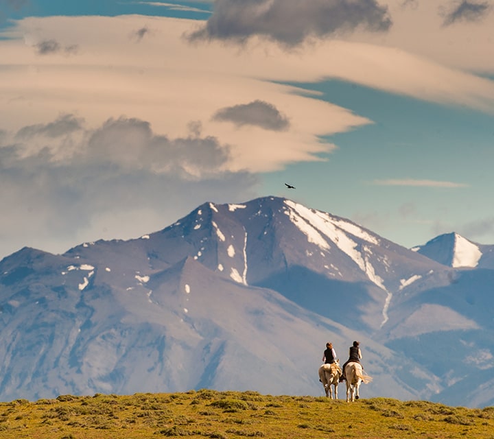 Horseback riding in Patagonia in May