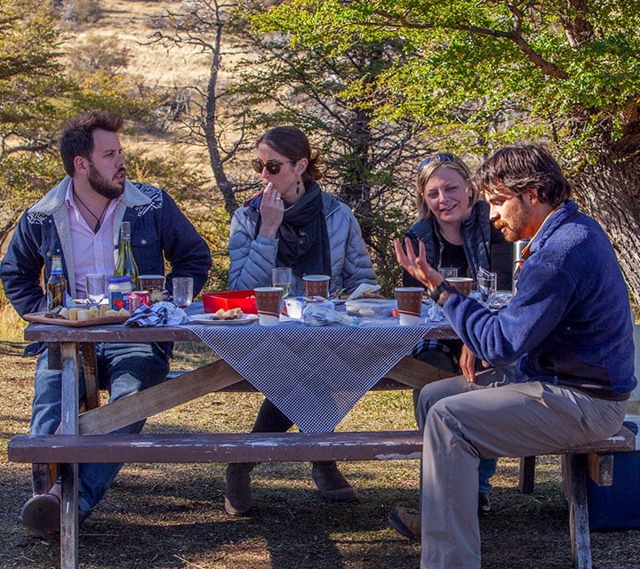 Picnic in Patagonia in June