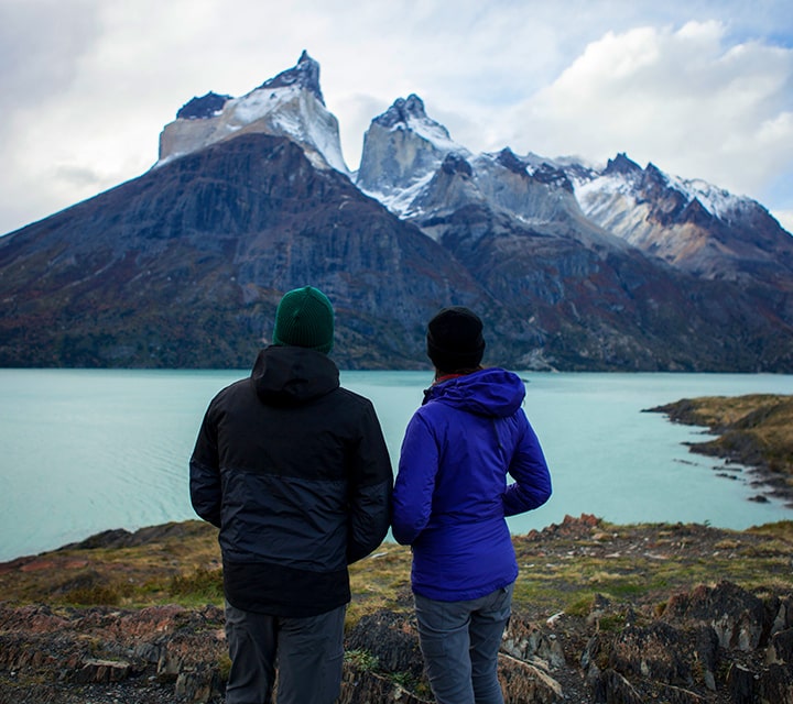 Embracing the cold temperatures in Patagonia
