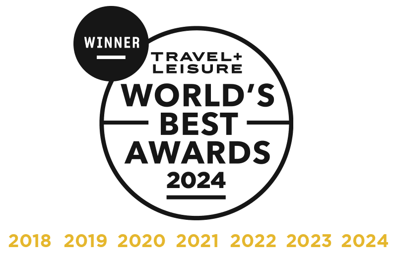 Travel+Leisure World's Best Awards 7 Years in a Row