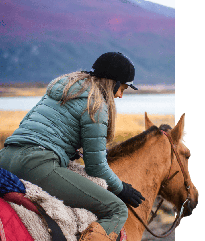 Horseback riding at Nibepo Aike
