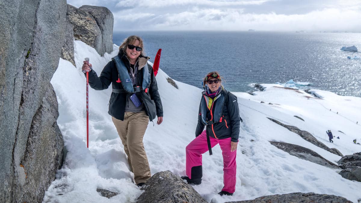 Antarctica cruise guided hike adventure Antarctica cruise guided hike adventure