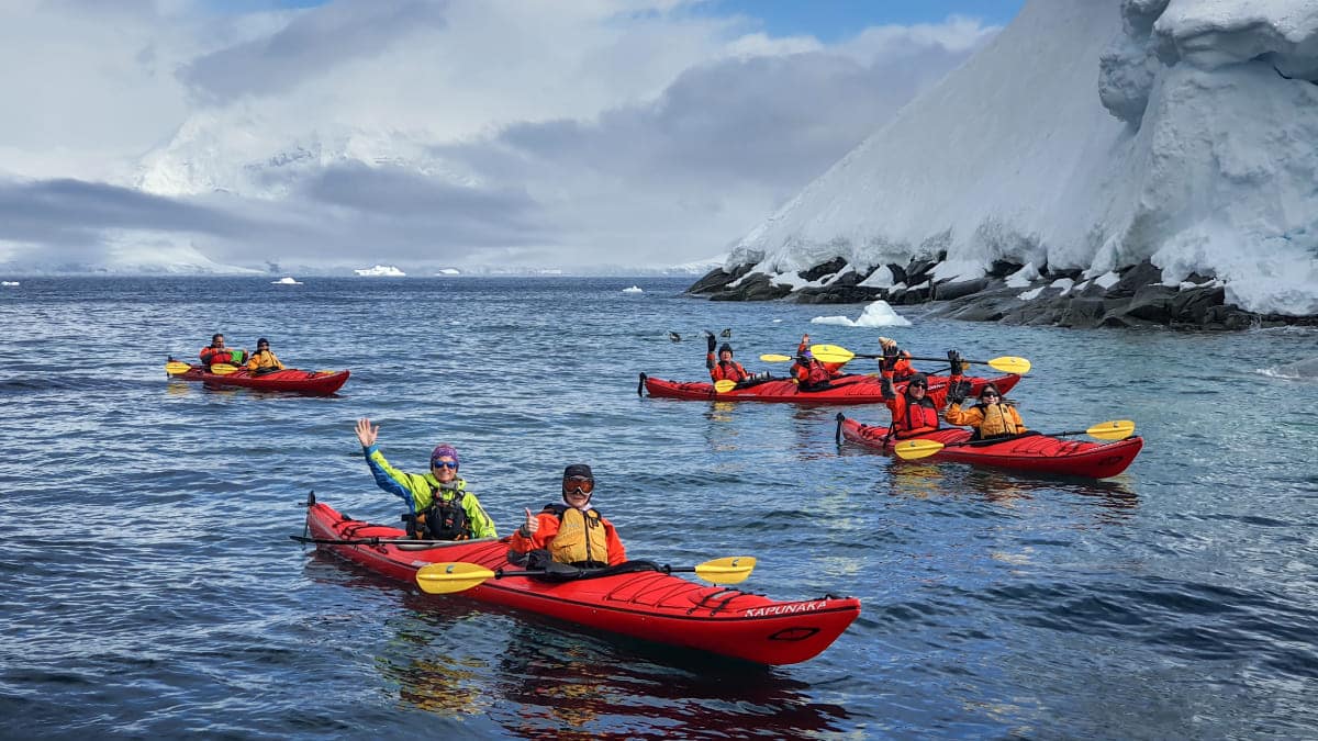 Antarctica cruise kayak adventure Antarctica cruise kayak adventure