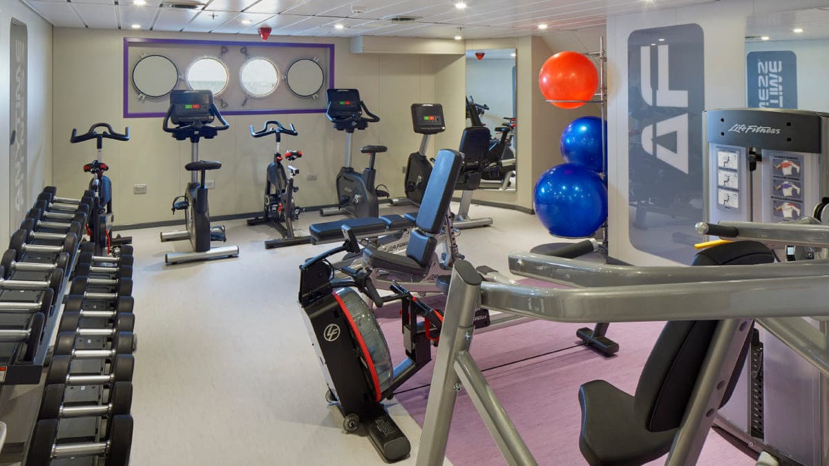 Antarctica ship workout facility Antarctica ship workout facility